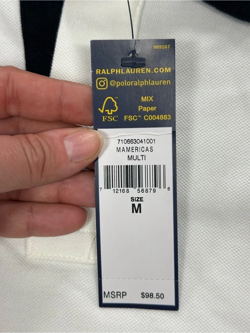 NWT Polo Ralph Lauren Custom Slim Fit Short-Sleeve Polo Shirt - Mens Medium